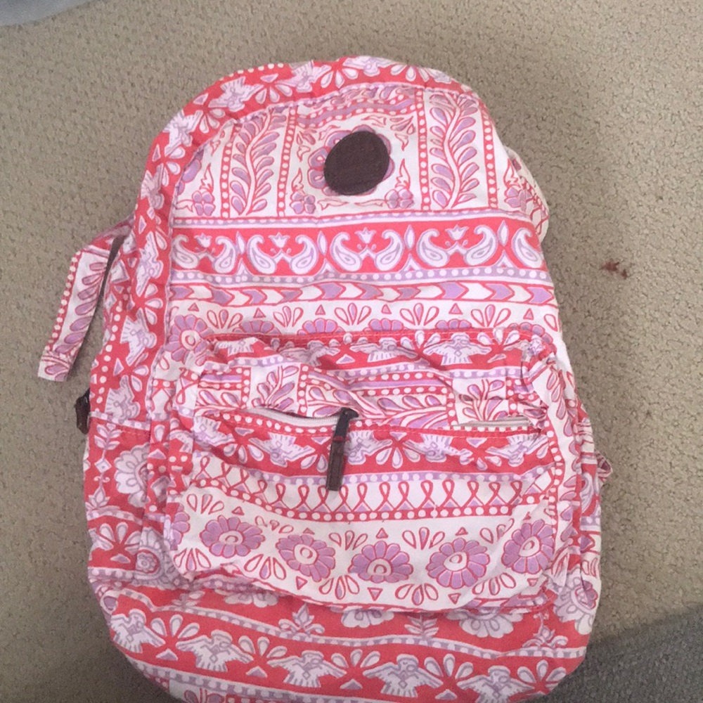 Floral backpack, perfect condition